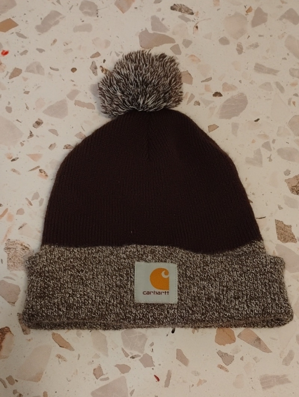 Carhartt Two-Tone Pom Beanie